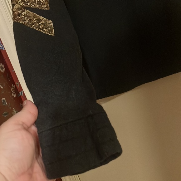 🔥VS Pink **RARE** gold bling full-zip hoodie sweatshirt jacket sz XS EUC - Picture 11 of 17